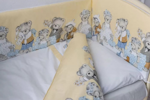 Комплект в кроватку Lappetti Мишкины игрушки 3 предмета