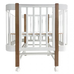 Кровать детская Indigo Italiano Baby продольный маятник на колесах