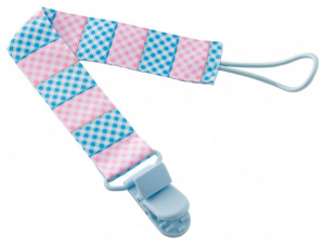 Держатель для пустышки и соски на ленте с прищепкой ROXY-KIDS LINE SOOTHER SAVER