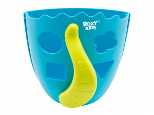 Органайзер детский ковш для ванной для игрушек и для купания ROXY-KIDS DINO