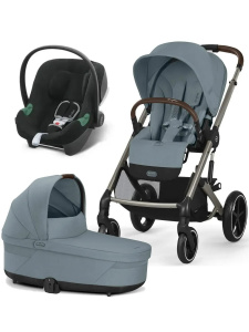 Детская коляска Cybex Balios S Lux 3 в 1 с дождевиком