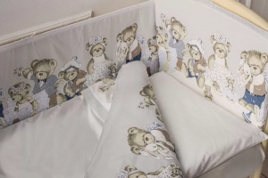 Комплект в кроватку Lappetti Мишкины игрушки 3 предмета