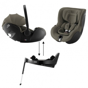 Комплект 3в1 Britax Roemer BABY-SAFE PRO + VARIO BASE 5Z + DUALFIX 5Z Люкс коллекция