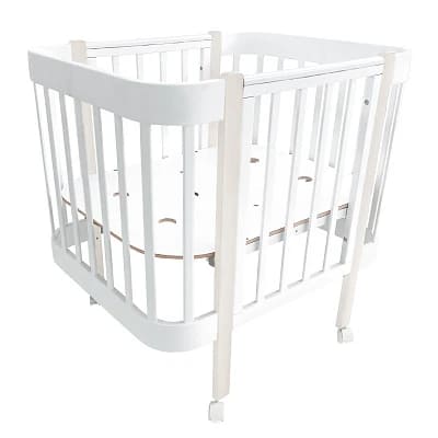 Кровать детская Indigo Italiano Baby продольный маятник на колесах