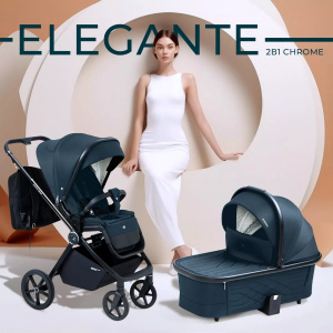 Детская коляска Sweet Baby Elegante Chrome 2 в 1