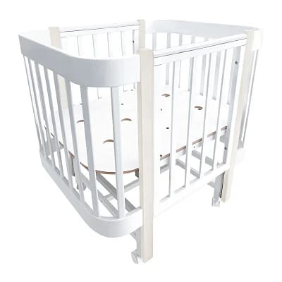 Кровать детская Indigo Italiano Baby продольный маятник на колесах