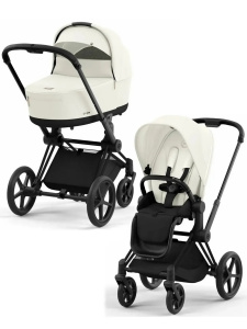 Детская коляска Cybex Priam IV шасси Matt Black 2 в 1