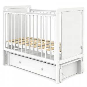 Кровать детская Indigo Classic маятник на колесах, ящик