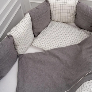 Комплект в кроватку Lappetti "Organic Baby Cotton 2" 6 предметов