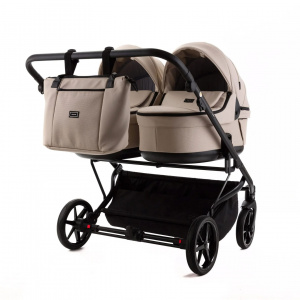 Детская коляска для двойни Adamex Leo Duo Deluxe 2 в 1
