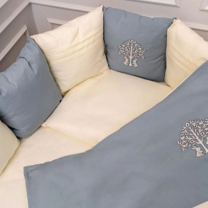 Комплект в кроватку Lappetti "Organic Baby Cotton 1" 6 предметов
