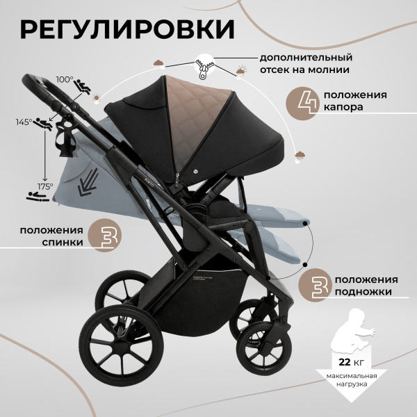 Детская коляска Sweet Baby Porto 2 в 1