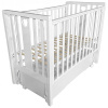 Кровать детская Антел Лада маятник+колеса, автостенка, ящик