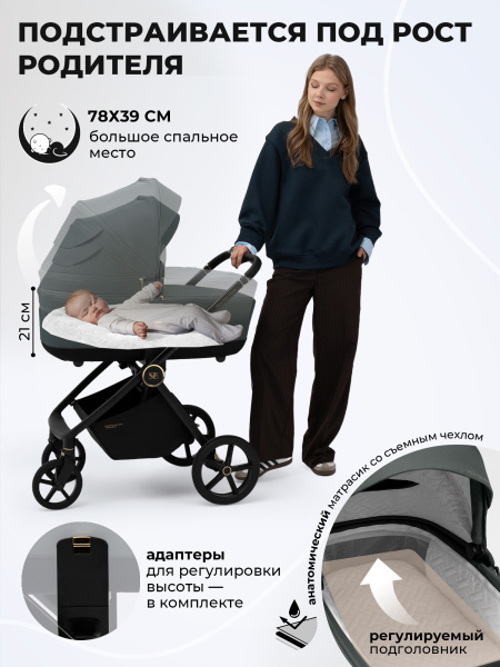 Детская коляска Sweet Baby Stella Plus Therma 2 в 1