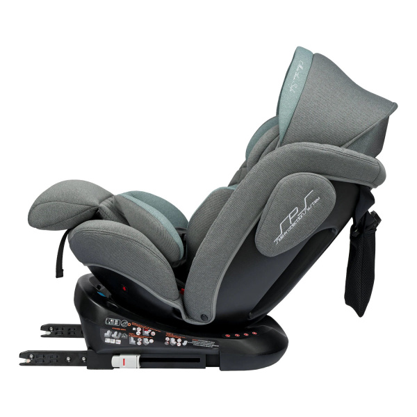 Автокресло INDIGO SMART+ Isofix, капюшон, подножка, 0+1+2+3 (0-36 кг)