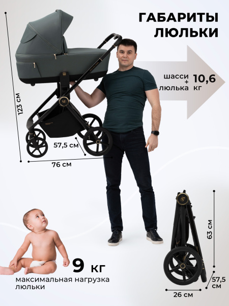 Детская коляска Sweet Baby Stella Plus Therma 2 в 1