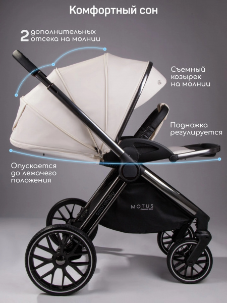 Детская коляска Amarobaby Motus Premium Ecco 2 в 1