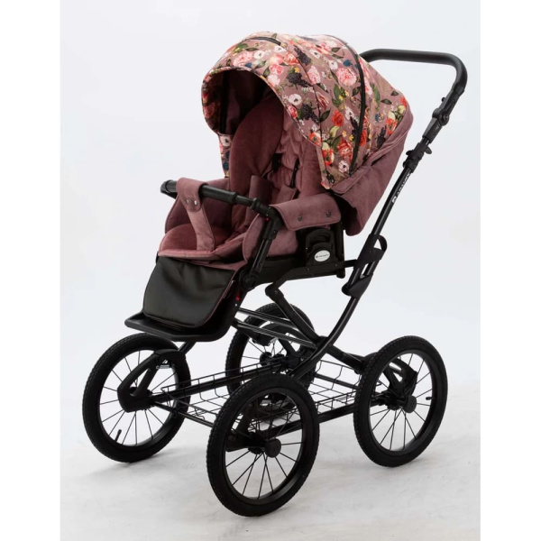 Детская коляска Adamex Porto Retro Flowers 2 в 1