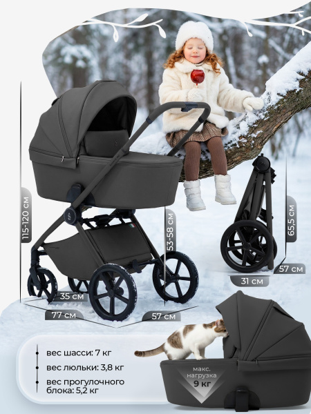 Детская коляска Sweet Baby Elegante Pro 2 в 1