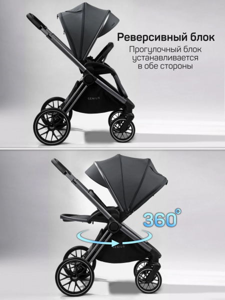 Детская коляска Amarobaby Genius 2 в 1