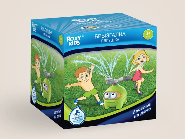 Детский разбрызгиватель на садовый шланг ROXY-KIDS Лягушка